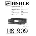 FISHER RS-909 Owners Manual