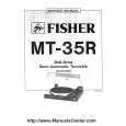 FISHER MT35R Service Manual