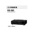 FISHER RS-560 Owners Manual