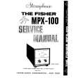 FISHER MPX-100 Service Manual