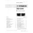 FISHER TADG40 Service Manual