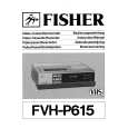 FISHER FVHP615 Owners Manual