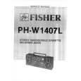 FISHER PHW1407L Service Manual