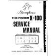 FISHER X-100 Service Manual