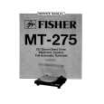 FISHER MT-275 Service Manual