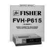 FISHER FVHP622 Service Manual
